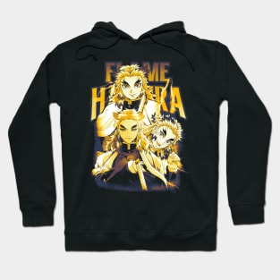 Flame Hashira Bootleg Hoodie